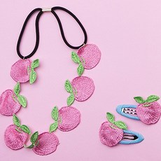 까사펠리즈 과일 복숭아 체리 헤어 유아 아동 어린이 머리띠