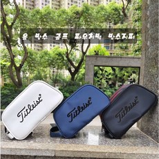 고퀄리티 방수 골프공 파우치 방수지퍼 26x10x15cm, 블랙