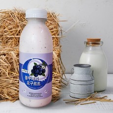 [ 산들치즈 ] [ NEW ] 블루베리 요구르트450ml, 1개, 450ml