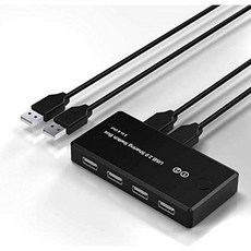 USB Switch Selector USB Switcher USB Printer Sharing Device 4 Ports U, 상세내용참조