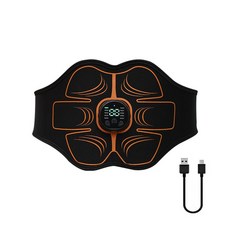 코어운동기구 복근운동기구 Abs 트레이너 EMS 복부 근육 자극기 전기 토닝 벨트 USB 충전 허리 배꼽 체중 감소 홈 체육관 피트니스 장비