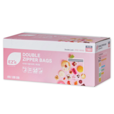 이지엔 더블지퍼백 특대형, 1개, 160매