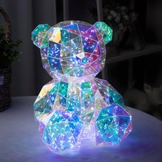 ARTJOY LED鐳射派對用品小夜燈, 泰迪熊