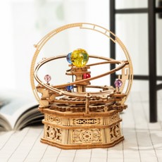 ROKR 만약 에 객 오르골 장난감 DIY 조립 모델 로 3d 입체 퍼 즐 네트워크 레 드 창의 남자 아이 생일 선물 AMK 51 별의 사랑 을 푼다 면, 상세페이지 참조, 상세페이지 참조