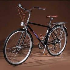 옛날자전거 짐 쌀집 자전거 레트로 감성 올드 어르신 시골, 단일, 26인치, 그린-싱글스피드 