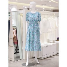 [AK PLAZA] [ab.f.z] 셔링라운드플라워원피스 (KSX2ZO34E)