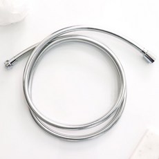 해피달링 PVC 샤워 호스 물때 꼬임방지 샤워기 호스 2m, 1개