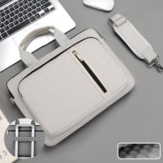 노트북파우치 예쁜 여성 남성 가방 Macbook Air Pro 13 16 용 노트북 슬리브 Xiaomi Redmi Huawei 케이스 Dell ASUS Lenovo HP 3 14, CHINA_For 13-13.3 inch, Off White, 1개