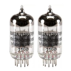 새로운 게인 매칭 페어 (2) Electro-Harmonix 12AY7 / 6072A 진공관, 새로운 게인 매칭 페어 (2) Electro-Harmo, 1개
