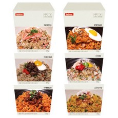 혼밥 양많은 컵밥 인박스 6종 6팩 냉동 도시락 한끼든든 직장인 점심 간편 식단, 6개, 250g
