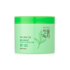 웰코스 첫물녹차 프레시 클렌징 크림 300g 크린싱크림, 1개