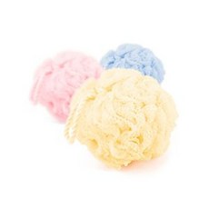 샤워볼 샤워용품 웨신 메쉬스펀지 3개입(3color)