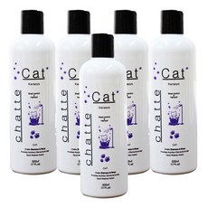 샤뜨 고양이 헤어볼 샴푸 린스 겸용, 5개, 500ml