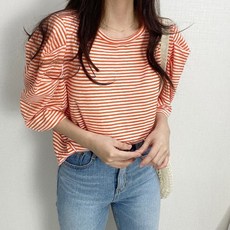 슈잼마켓 / 세인트 루즈핏 단가라 퍼프 티셔츠