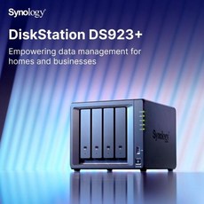 Synology DS923 NAS 디스크 스테이션 4베이 홈 클라우드 스토리지 소기업용 오피스 교체 DS920 2023 신제품