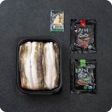 자연산 통영 손질 바다장어 소스2종 붕장어 아나고, 2개, 1kg(1-3미)
