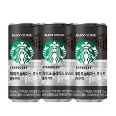 스타벅스 파이크 플레이스로스트블랙 200mlx36캔, 200ml, 36개