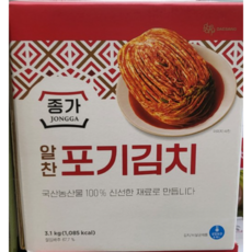 종가집 알찬포기김치 3.1kg, 1개