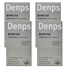 덴프스 헬당케어 프로 바나바잎 추출물 혈당상승 억제, 4박스, 60정
