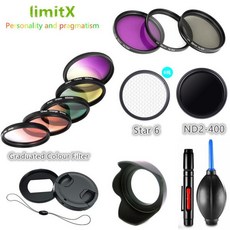 필터 키트 UV CPL ND FLD Graduated color Star & 링 Lens Hood Cap Sony ZV-1 RX100 VII, [09] For RX100