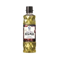 청정원 포도씨유, 500ml, 4개