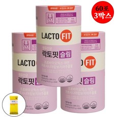 종근당건강 락토핏 슬림 체지방 감소 가르시니아 분말 가루 스틱 가르니시아 20대 30대 여성 남성 식약처인증 (비타민c 사은품), 3개, 60회분