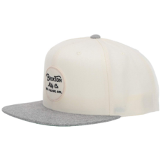 [미국 직구] Brixton 남성 여성 모자 346195 One Size Heather Grey/Off White