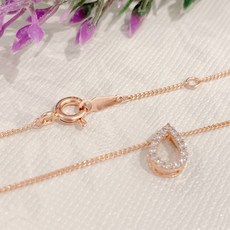골든듀물방울목걸이