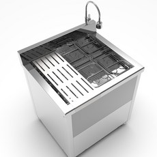 업소용 초음파 버블세척기 CKRA-UB700, 단품