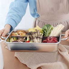 까사니 인덕션겸용 와이드사각 전골냄비 오뎅냄비 336587LC hot*90200mD, 본상품선택, 본상품선택, 본상품선택, 1개