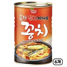동원 김치찌개용 꽁치 300g x 6캔, 6개