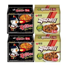올따옴) 농심 짜파게티 봉지 10봉+삼양 불닭볶음면 봉지 10봉, 1개