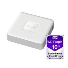 티피링크 VIGI NVR1104H-4P＋10TB HDD 4채널 POE NVR 녹화기 세트 - tplink1104h