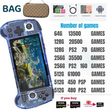 ANBERNIC 레트로 핸드헬드 게임 콘솔 Unisoc T820 안드로이드 13 5.48 인치 AMOLED 스크린 WII 휴대용 512G 256G PS2 PSP RG556