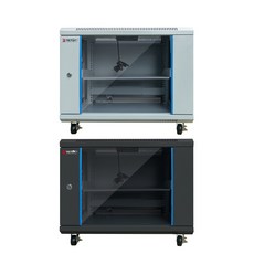 19인치 허브랙 통신랙 랙케이스 사무실 방송실 학교전산실 DW-H500, DW-H500(그레이)