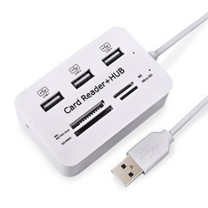 PC용 cf카드리더기 노트북 USB 허브 카드 리더, USB Combo 3 0, CHINA