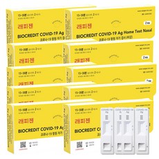 래피젠 코로나 자가진단키트 2T x 20박스 40회분 코로나검사키트 코로나자가키트, 20개