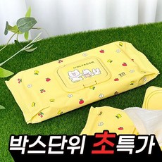 놀자곰 도톰한 물티슈 1박스, 24개, 20개입, 100g