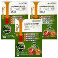 온누리 글루오프 Glu-OFF 500mg x 30캡슐 x 3개입, 90정, 1개