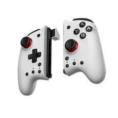 MOBAPAD M6 Gemini Game Controller for Nintendo Switch Gamepad Game Handle Grip Consoles for Switch N, White No Bag, 1개