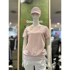 [제이디엑스] JDX 골프 여름신상 여성 전판 트리코트 라운드 반팔 티셔츠 X1TSU6503