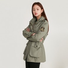 [에고이스트] 벨티드 시크 와펜 야상 점퍼 EL2EZ300