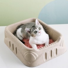 청소가 필요없는 일회용 고양이 화장실 휴대용 친환경 고양이화장실 여행용 애견화장실 강아지화장실