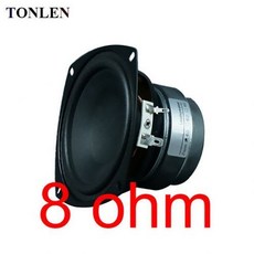 [해외] TONLEN 2 PCS 4 인치 서브 우퍼 스피커 4 옴 8 옴 15, 8 ohm