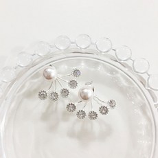 골든듀화이트귀걸이