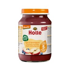 홀레 과일 이유식 사과&블루베리 190g x 6병, 6개