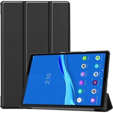 레노버탭 M10 FHD PLUS 2세대 10.3인치 전용 케이스 북커버 TB-X606F X606X X606N 케이스나라, 블랙, 1개 블랙, 1개