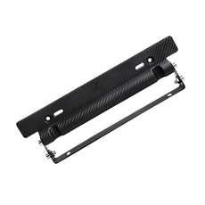 자동차 번호판 홀더 프레임 유니버설 스타일 자동차 라이센스 태그 홀더, 316x32mm, 검은색, 1개
