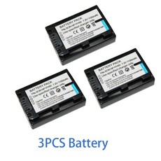 NP-FH50 충전식 배터리 소니 DSC-HX1 HX100V DSLR-A230 2000mAh, 3개