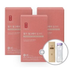 공차 밀크티 스틱 20g x 20개입, 3개, 공차 딸기얼그레이 밀크티+아령보틀